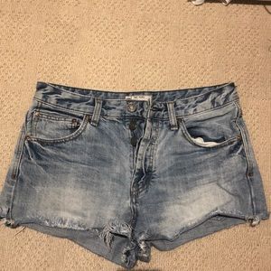 Free people jean shorts
